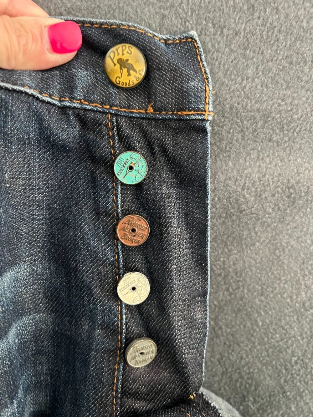 Prps Jeans Barracuda Rare Buttons 34 x 32